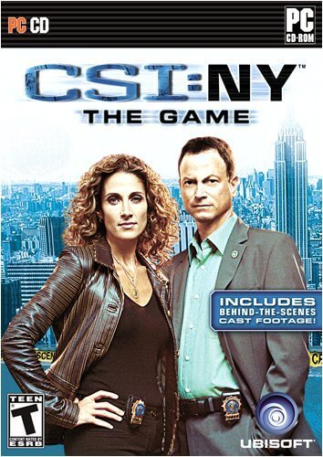CSI New York pc game cover.