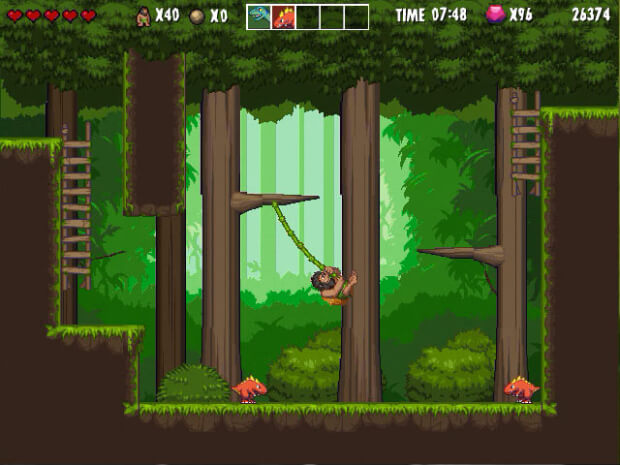 Cave Days Video Game screen shot 2
