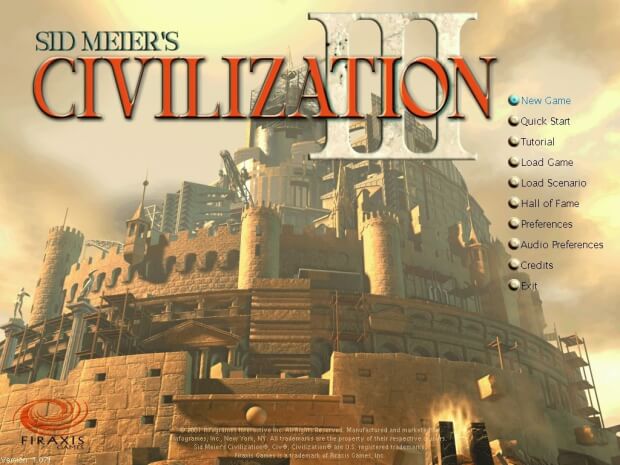 Civilization 3 - 100% Free Download Civilization 3 Menu
