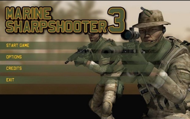 Marine Sharpshooter 3 Unreal CD Expert jogo PC fraco sniper elite