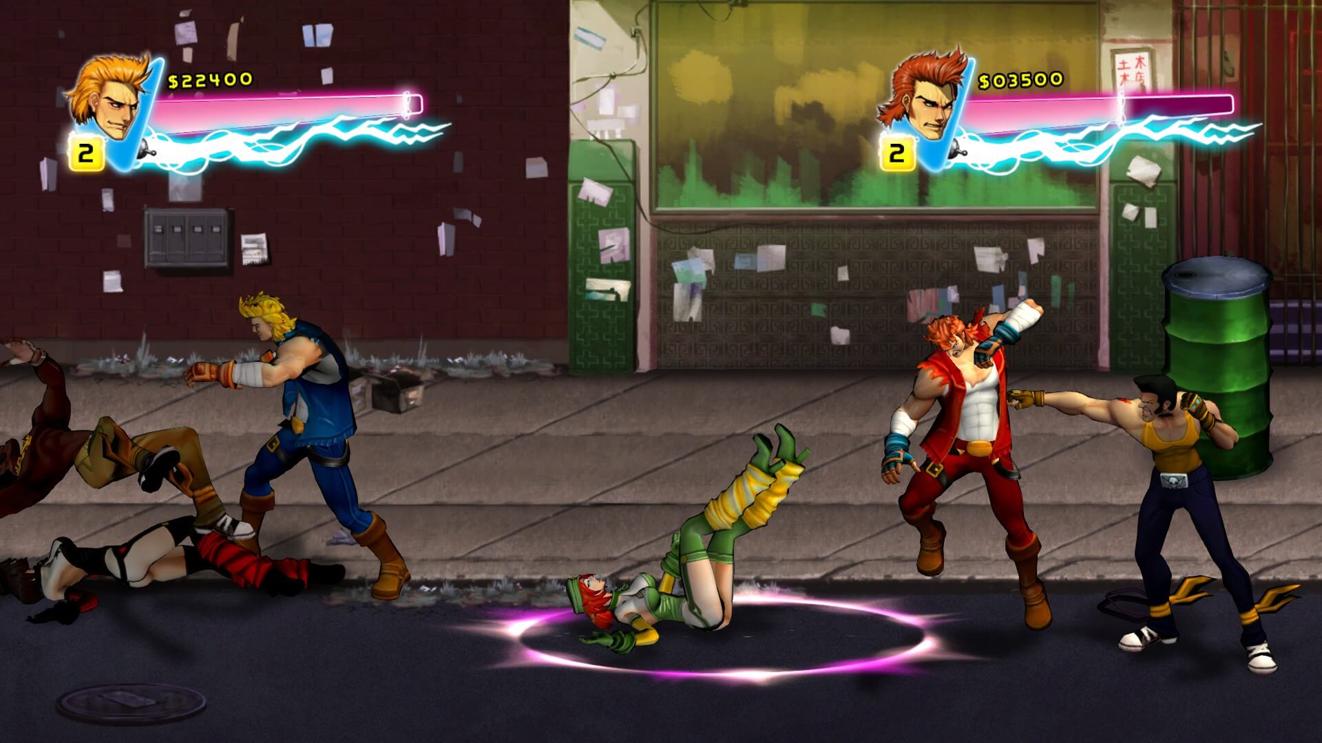 Double Dragon Neon - 100% Free Download Double Dragon Neon Screenshots